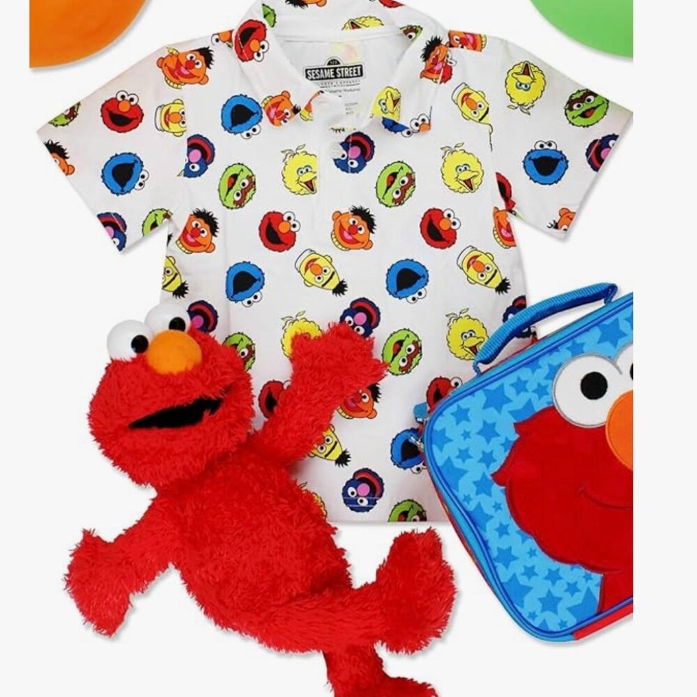 Sesame Street Boys Polo Shirt Infant Size 18 Months